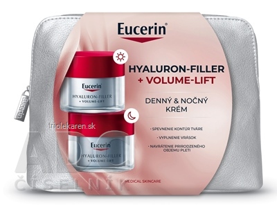 Eucerin Kazeta VOLUME-FILLER+VOLUME-LIFT denný krém 50 ml + nočný krém 50 ml 1 set