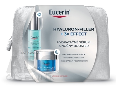 Eucerin Kazeta HYALURON-FILLER+3xEFFECT hydratačné sérum 30 ml + nočný booster 50 ml 1 set