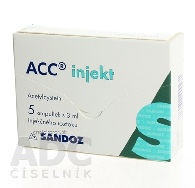 ACC injekt Injekčný roztok 300 mg 5 x 3 ml