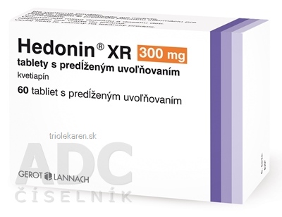 Hedonin XR 300 mg tablety s predĺženým uvoľňovaním tbl plg 300 mg 60ks