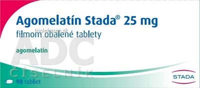 Agomelatín Stada tbl flm 25 mg (blis.OPA/Al/PVC/Al) 1x98 ks