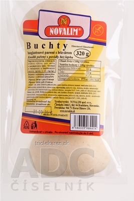 NOVALIM Buchty - bezgluténové parené s lekvárom 1x320 g