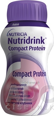 Nutridrink Compact Protein s jahodovou príchuťou (inov.2022) 24x125 ml (3000 ml)